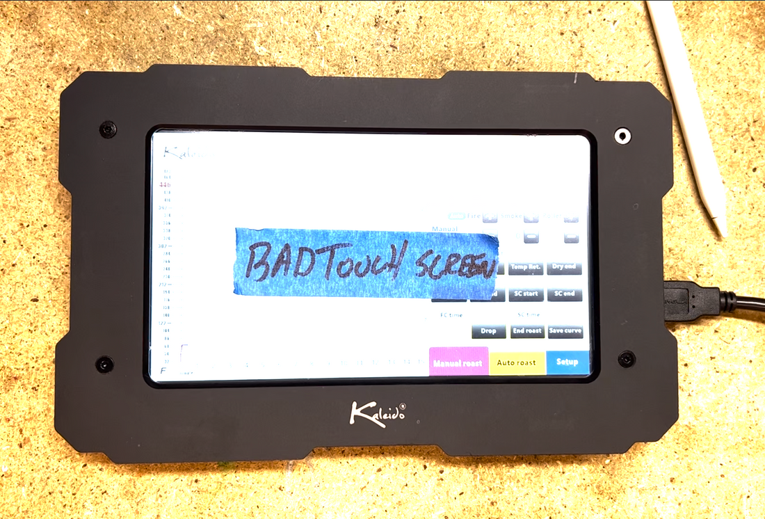 Kaleido Roaster Touchscreen is Unresponsive - How to Recalibrate