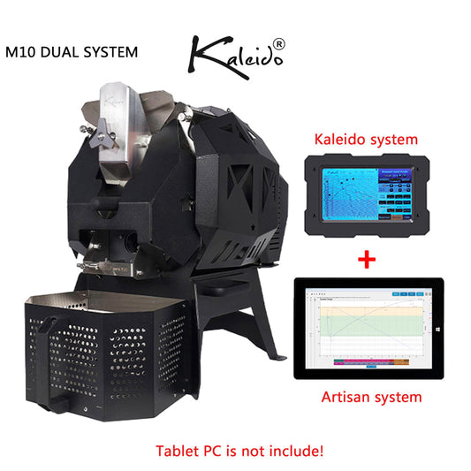 M10 Dual System 1.2kg Coffee Roaster (120V) (Kaleido & Artisan) - Version 2 Sealed - 120V