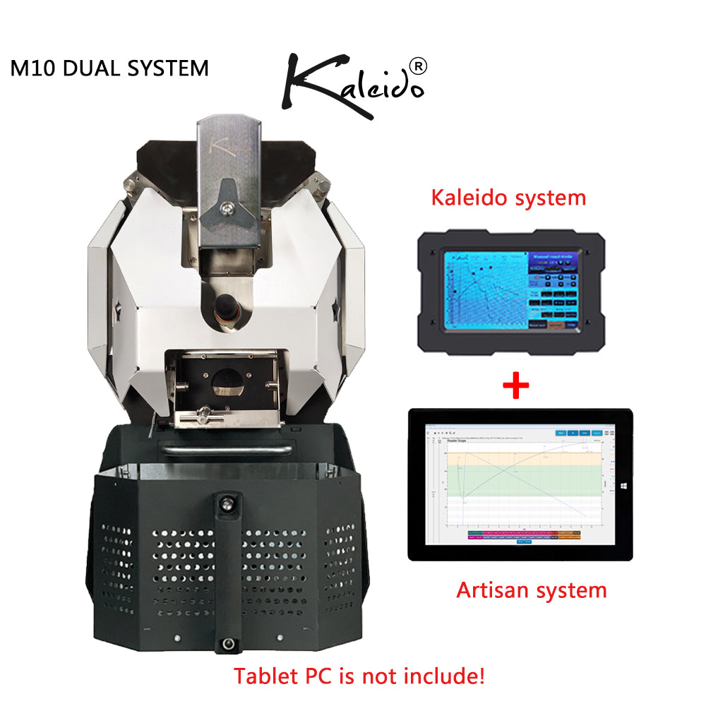 M10 Dual System 1.2kg Coffee Roaster (Kaleido & Artisan) - Version 2 Sealed - 120V